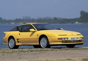 Alpine A610 version RHD 1992-1993 vue AV - photo Renault UK